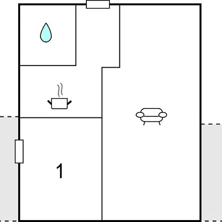 Nyaraló 1 Bedroom In *